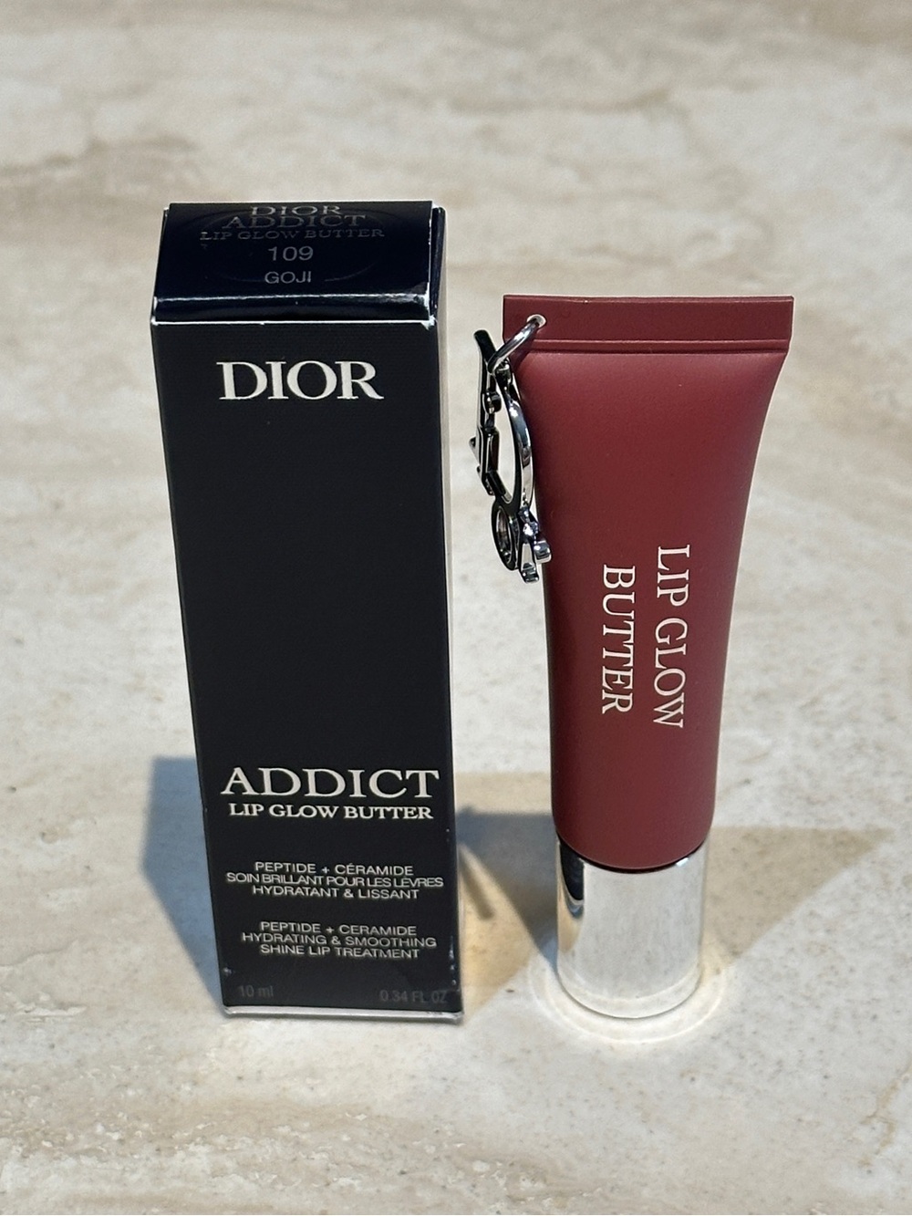 Dior Lip Glow Butter Hydrating Gloss Balm 109 Goji